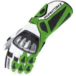 Held Phantom II Motorcycle Gloves (White/Green)