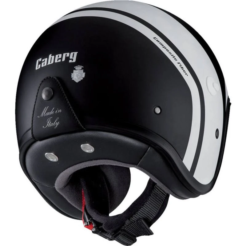 Caberg Freeride Mistrel Open Faced Helmet (Matt Black/White) 3 Caberg Freeride Mistrel Open Faced Helmet (Matt Black/White) - Image 3