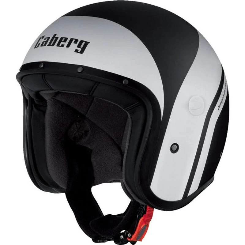 Caberg Freeride Mistrel Open Faced Helmet (Matt Black/White) 1 Caberg Freeride Mistrel Open Faced Helmet (Matt Black/White)