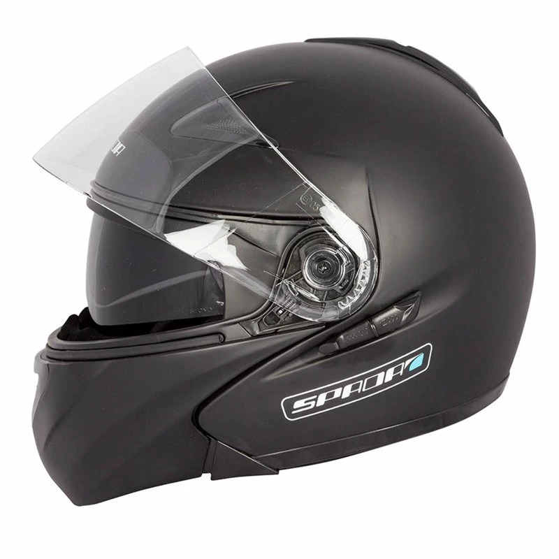 Spada Reveal Flip Front Helmet (Matt Black) 1 Spada Reveal Flip Front Helmet (Matt Black)