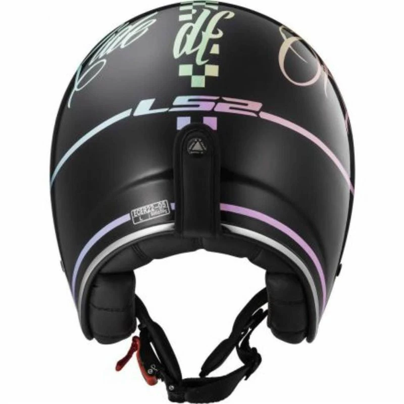 LS2 OF583 Rusty Open Faced Helmet (Gloss Black) 3 LS2 OF583 Rusty Open Faced Helmet (Gloss Black) - Image 3