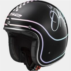 LS2 OF583 Rusty Open Faced Helmet (Gloss Black)