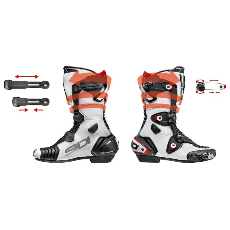 Sidi Mag-1 Air Motorcycle Boots (White/Black) 5 Sidi Mag-1 Air Motorcycle Boots (White/Black) - Image 5