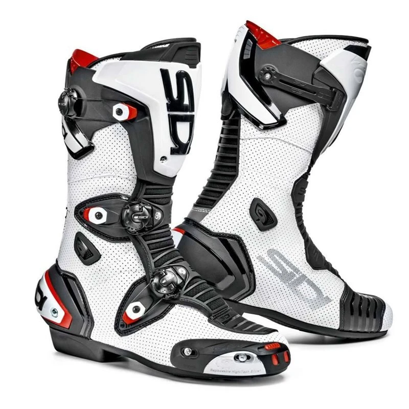 Sidi Mag-1 Air Motorcycle Boots (White/Black) 1 Sidi Mag-1 Air Motorcycle Boots (White/Black)