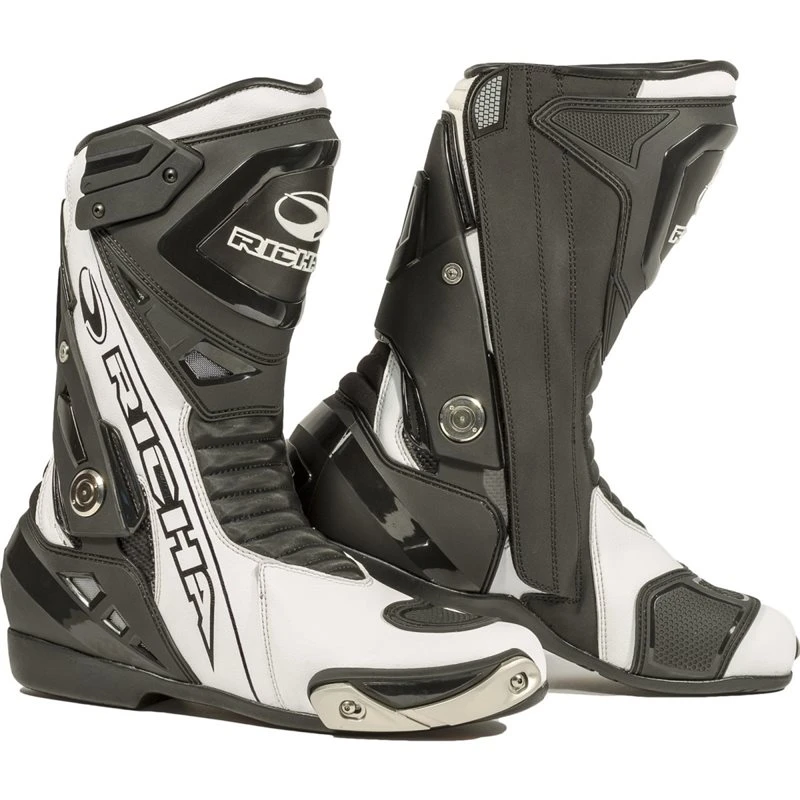 Richa Blade Waterproof Motorcycle Boots (Black/White) 1 Richa Blade Waterproof Motorcycle Boots (Black/White)