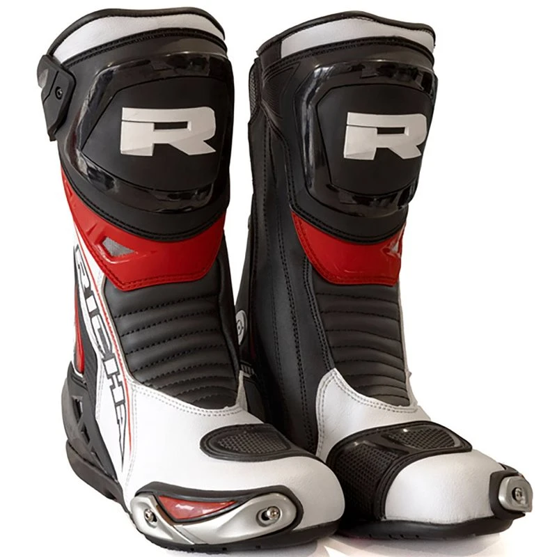 Richa Blade Waterproof Motorcycle Boots (Black/White/Red) 3 Richa Blade Waterproof Motorcycle Boots (Black/White/Red) - Image 3