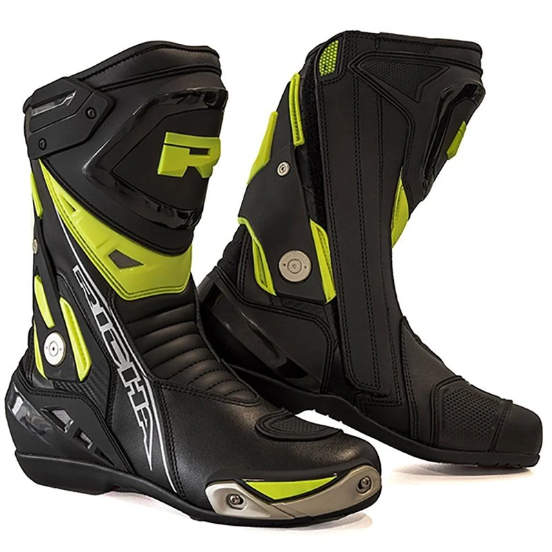 Richa Blade Motorcycle Boots (Black|Fluo Yellow) 1 Richa Blade Motorcycle Boots (Black|Fluo Yellow)