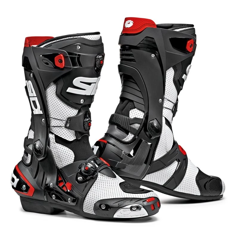 Sidi REX Air CE Motorcycle Boots (White|Black) - Special Order 1 Sidi REX Air CE Motorcycle Boots (White|Black) - Special Order