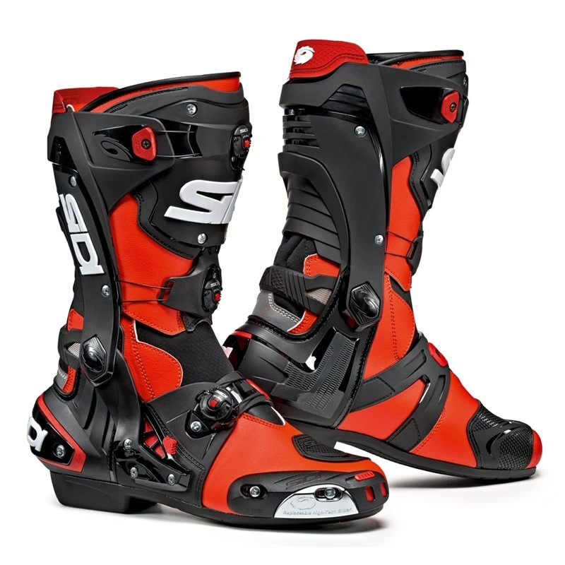 Sidi REX CE Motorcycle Boots (Flo Red|Black) 1 Sidi REX CE Motorcycle Boots (Flo Red|Black)