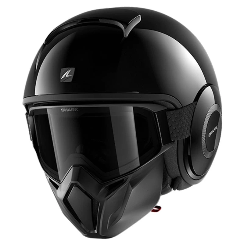 Shark Street Drak Open Face Helmet (Black) 1 Shark Street Drak Open Face Helmet (Black)