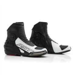RST Tractech Evo 3 Short CE Motorcycle Boot 2341 (White|Black)