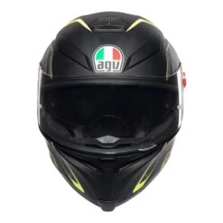 AGV K5-S Tornado Helmet (Black|Fluo Yellow) -Motorcycle Equipment Store 24702 3