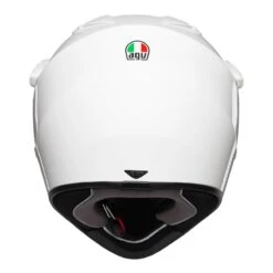 AGV AX9 Motorcycle Helmet (White) -Motorcycle Equipment Store 24713 2