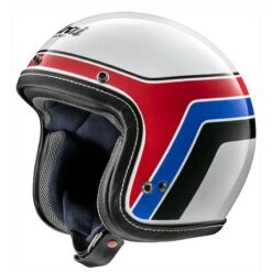 Arai Urban-V Blitz White Open Face Helmet - Special Order