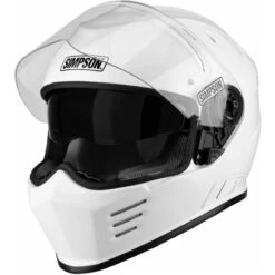 Simpson Venom Motorcycle Helmet (Gloss White) 10 Simpson Venom Motorcycle Helmet (Gloss White) -Motorcycle Equipment Store 25098 2