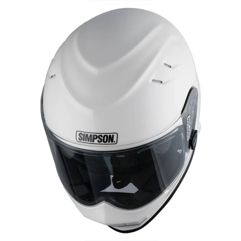 Simpson Venom Motorcycle Helmet (Gloss White) 4 Simpson Venom Motorcycle Helmet (Gloss White) - Image 4