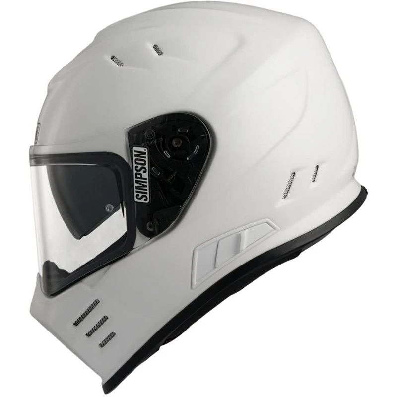 Simpson Venom Motorcycle Helmet (Gloss White) 7 Simpson Venom Motorcycle Helmet (Gloss White) - Image 7