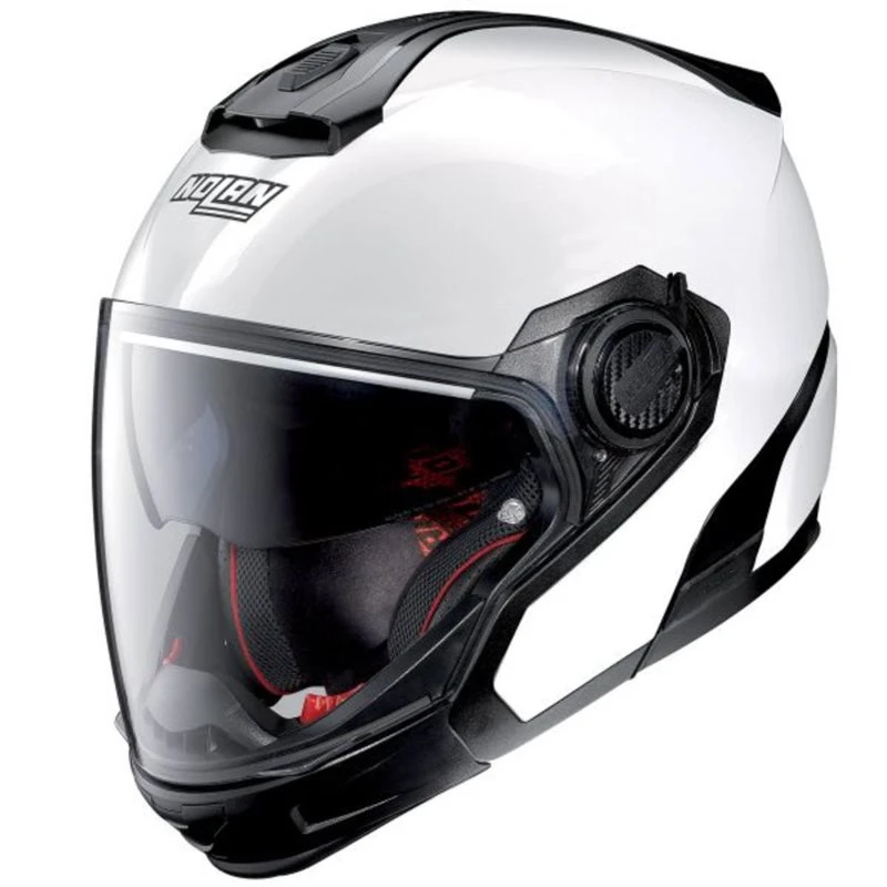 Nolan N40-5 GT Classic N-Com Helmet (Metal White) 2 Nolan N40-5 GT Classic N-Com Helmet (Metal White) - Image 2