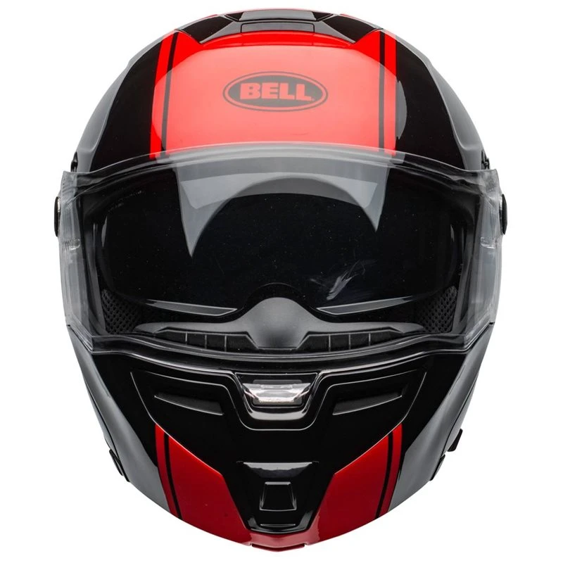 Bell SRT Modular Ribbon Flip Front Helmet (Black|Red) 3 Bell SRT Modular Ribbon Flip Front Helmet (Black|Red) - Image 3