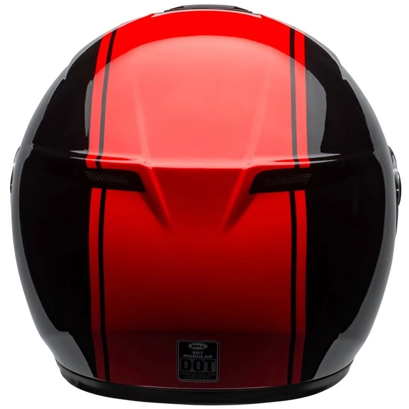 Bell SRT Modular Ribbon Flip Front Helmet (Black|Red) 4 Bell SRT Modular Ribbon Flip Front Helmet (Black|Red) - Image 4