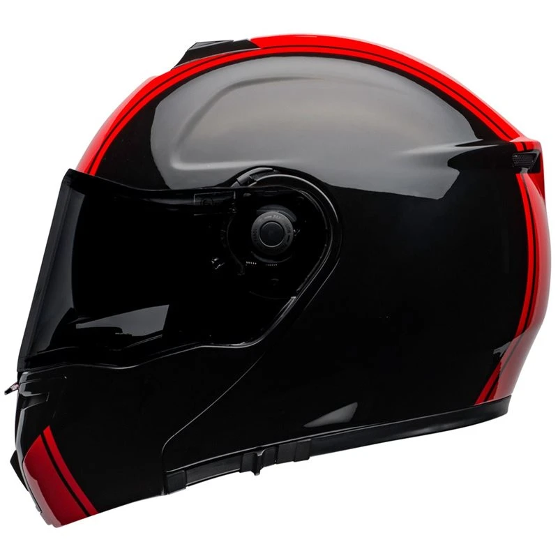 Bell SRT Modular Ribbon Flip Front Helmet (Black|Red) 9 Bell SRT Modular Ribbon Flip Front Helmet (Black|Red) - Image 9