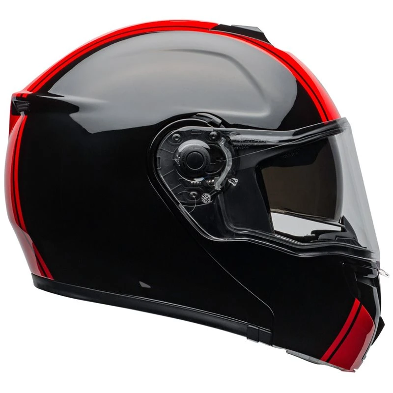Bell SRT Modular Ribbon Flip Front Helmet (Black|Red) 1 Bell SRT Modular Ribbon Flip Front Helmet (Black|Red)