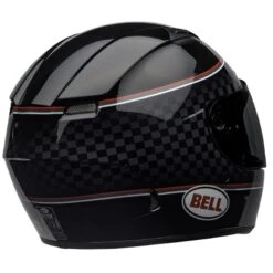 Bell Qualifier DLX Mips Breadwinner Helmet (Black|White) -Motorcycle Equipment Store 26740 2