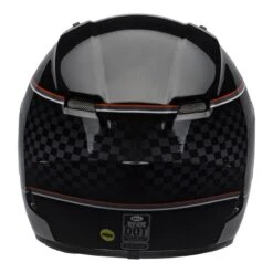 Bell Qualifier DLX Mips Breadwinner Helmet (Black|White) -Motorcycle Equipment Store 26740 3