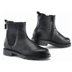TCX Staten Waterproof Motorcycle Boots (Black/Grey)