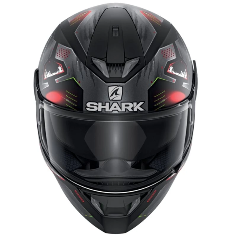 Shark Skwal 2 Venger (White LED) Helmet (Matt Black/Anthracite/Red) 3 Shark Skwal 2 Venger (White LED) Helmet (Matt Black/Anthracite/Red) - Image 3