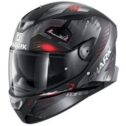 Shark Skwal 2 Venger (White LED) Helmet (Matt Black/Anthracite/Red)