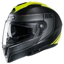 HJC I90 Davan Flip Front Helmet (Black|Yellow)