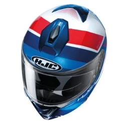HJC I90 Hollen Flip Front Helmet (Red/White/Blue) -Motorcycle Equipment Store 27095 2