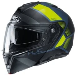 HJC I90 Hollen Flip Front Helmet (Black|Yellow)