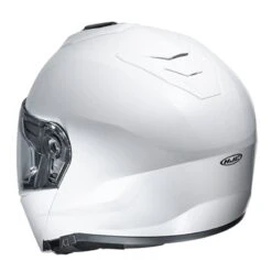 HJC I90 Flip Front Motorcycle Helmet (Pearl White) -Motorcycle Equipment Store 27100 3