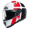 HJC I70 Prika Motorcycle Helmet (Red)