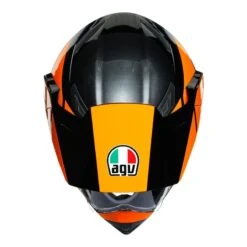 AGV AX9 Trail Helmet (Gunmetal|Orange) -Motorcycle Equipment Store 29258 3