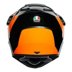 AGV AX9 Trail Helmet (Gunmetal|Orange) -Motorcycle Equipment Store 29258 5