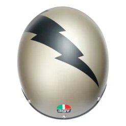 AGV X70 Volt Open Face Helmet (Champagne|Black) -Motorcycle Equipment Store 29267 3