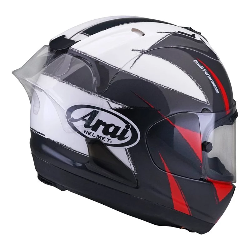 Arai RX-7V Race FIM Sign Motorcycle Helmet (Grey) 2 Arai RX-7V Race FIM Sign Motorcycle Helmet (Grey) - Image 2