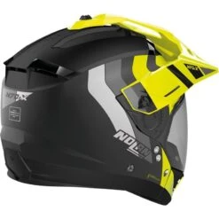 Nolan N70-2X Decurio N-Com Helmet (Flat Black/Yellow) -Motorcycle Equipment Store 29465 2