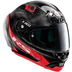 X-Lite X-803 Ultra Carbon RS Hot Lap Helmet (Carbon/Red) -Motorcycle Equipment Store 29476 2