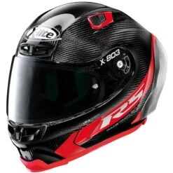 X-Lite X-803 Ultra Carbon RS Hot Lap Helmet (Carbon/Red)