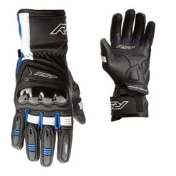 RST Pilot CE Motorcycle Gloves 2404 (Black/Blue/White)