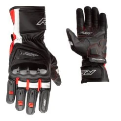RST Pilot CE Motorcycle Gloves 2404 (Black/Red)