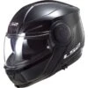 LS2 FF902 Scope Flip Front Helmet (Black)