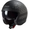 LS2 OF599 Spitfire Black Flag Open Face Helmet (Matt Black)