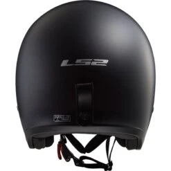 LS2 OF599 Spitfire Open Face Helmet (Matt Black) -Motorcycle Equipment Store 29718 2