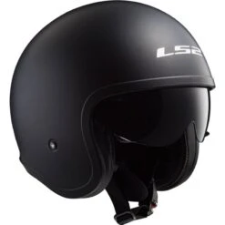 LS2 OF599 Spitfire Open Face Helmet (Matt Black) -Motorcycle Equipment Store 29718 3