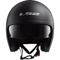LS2 OF599 Spitfire Open Face Helmet (Matt Black) -Motorcycle Equipment Store 29718 4